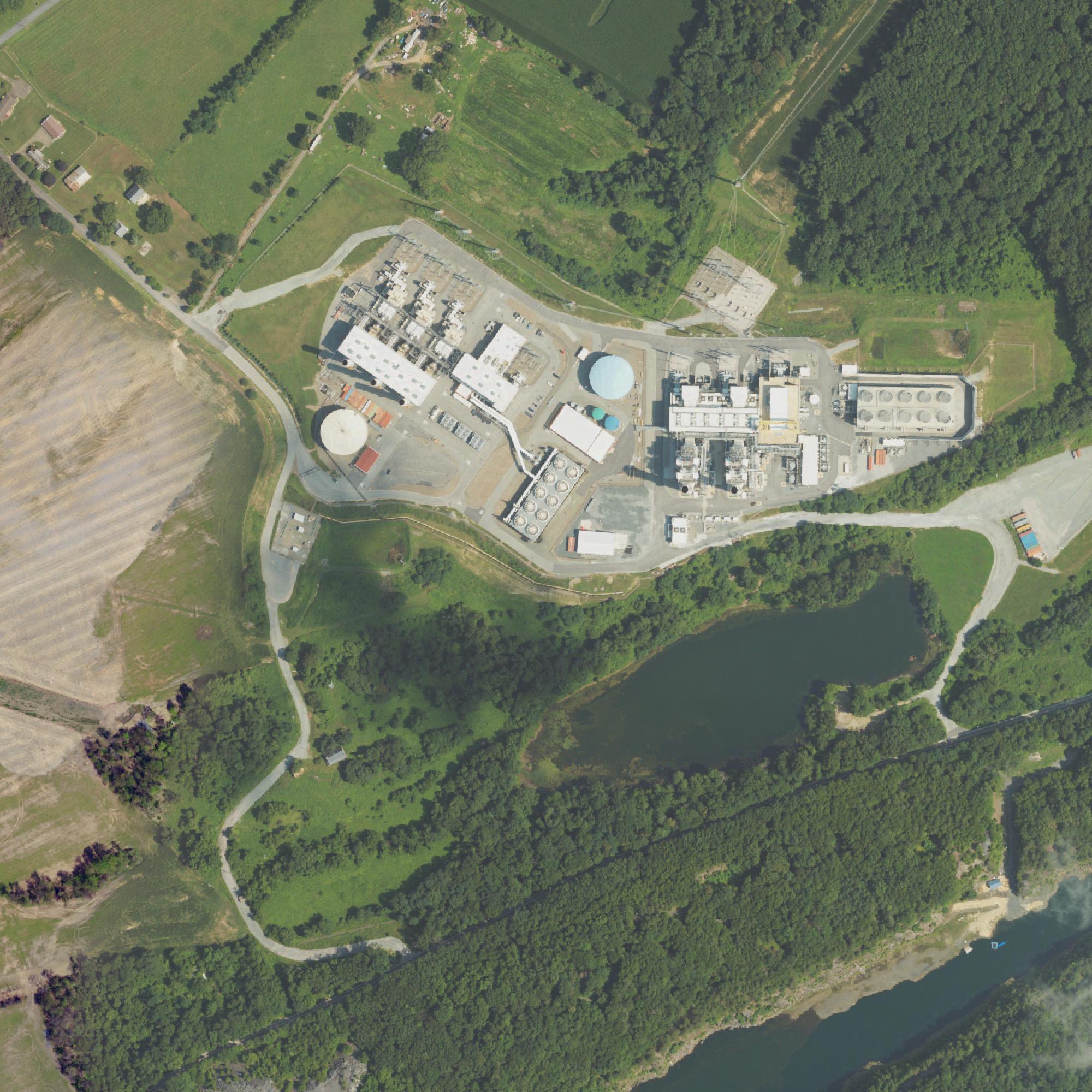 NAIP aerial view around the filed location of York Energy Center